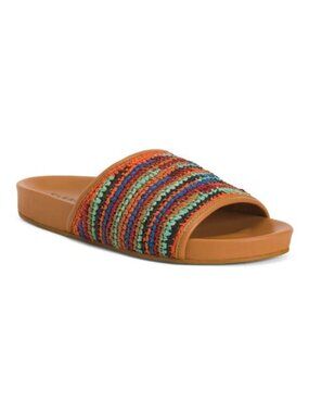 CLERGERIE PARIS Quetal Braided Flat Sandals